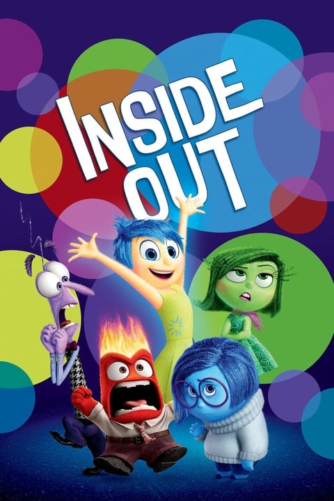 Inside Out movie poster featuring colorful animated emotion characters